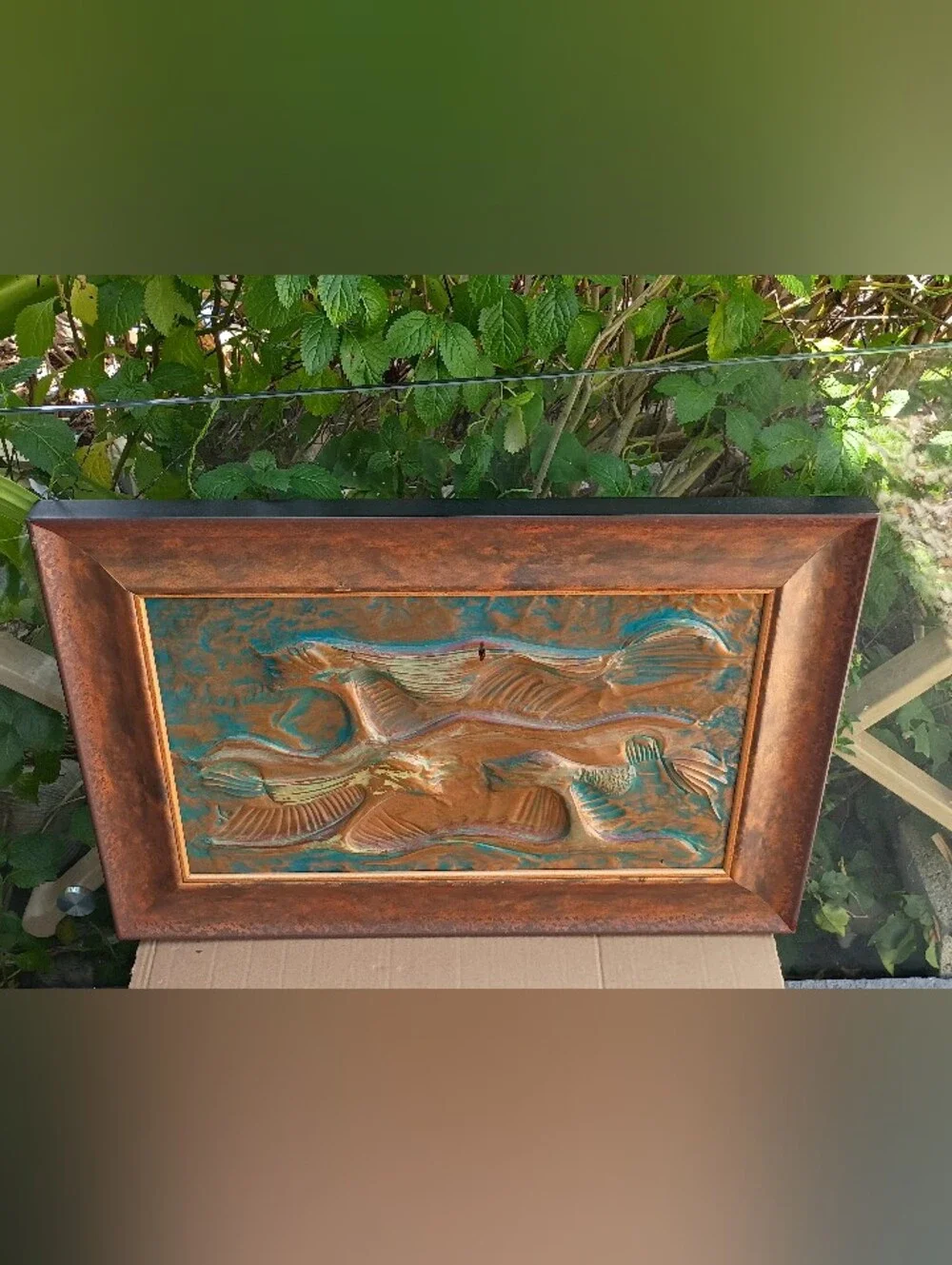 Copper-Toned Framed 17